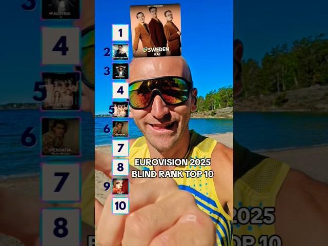 ESC 2025 TOP 10 Blind Rank #eurovision #eurovision2025 #barabadabastu