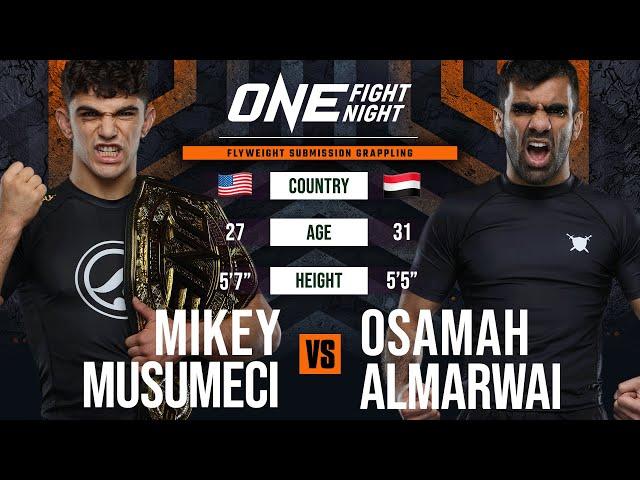 INSANE Dominance  Mikey Musumeci Choked Out Osamah Almarwai