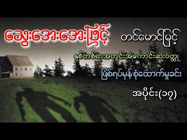 သွေးအေးအေးဖြင့် အပိုင်း(၁၇) ၊ ဆရာတင်မောင်မြင့်