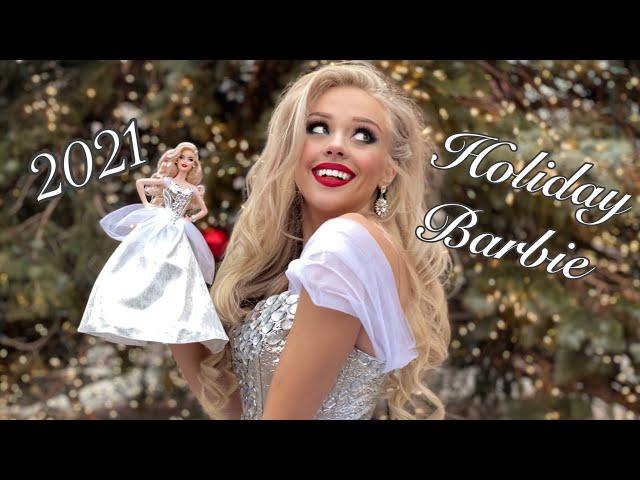 I Turned Myself Into Holiday Barbie 2021! (and survived a freezing power outage)