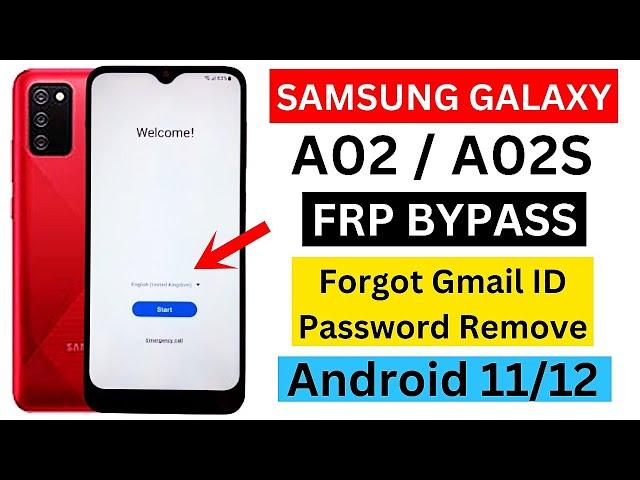 Samsung A02/A02s FRP Bypass Without PC | 2024 New Method | Android 11/12 Google Account Unlock