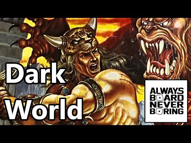 Dark World - A 3D Fantasy Adventure HeroQuest Competitor from Waddingtons | Retro Board Game Review