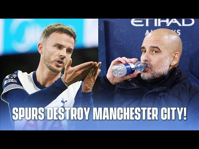 Manchester City Lose 4-0 AT THE ETIHAD To Tottenham Hotspur | Golazo Matchday | CBS Sports Golazo