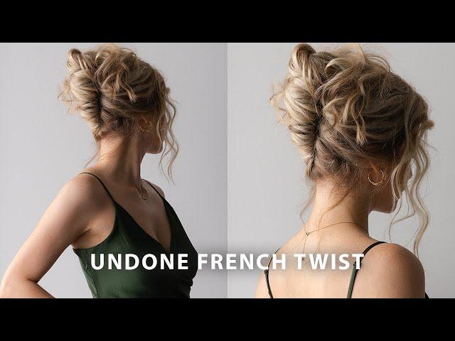 EASY FRENCH TWIST UPDO  Perfect for Long Hair, Weddings, Bridal, Prom