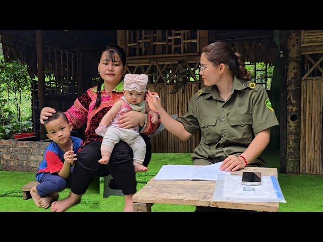 Single mother's cry for help. And the reaction of the police heroine