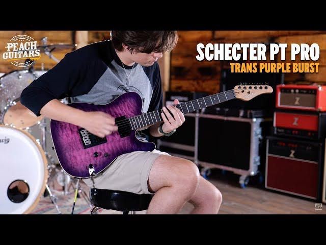 No Talking...Just Tones | Schecter PT Pro - Trans Purple Burst