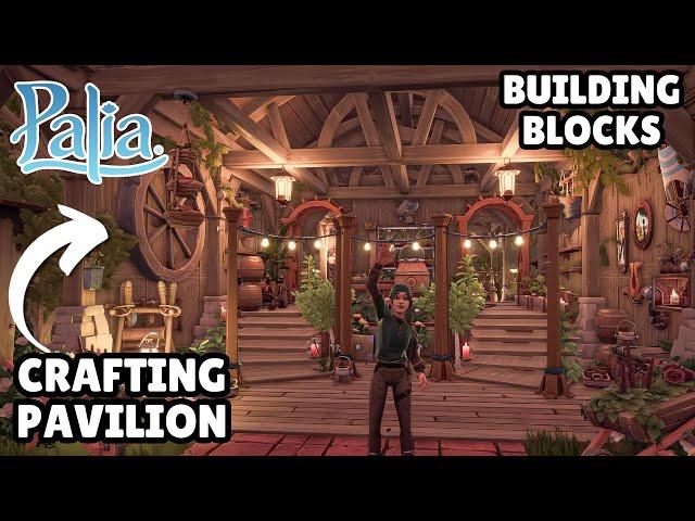 ~PALIA~EASY WORK PAVILION PLOT WITH STAIRS//BUILDING BLOCKS//SPEED BUILD//COTTAGECORE & CLUTTERED