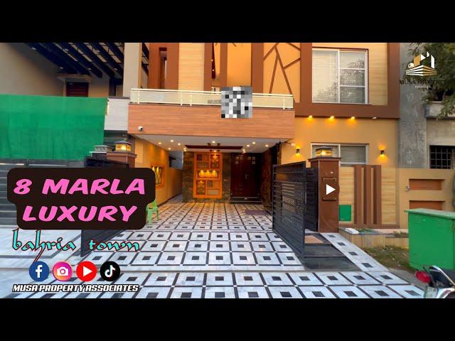 8 Marla Luxury house for Sale in Bahria Town Lahore || Musa Property Associates