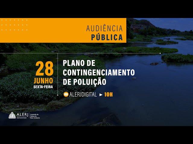 Audiência Pública | Plano de contingenciamento de poluição