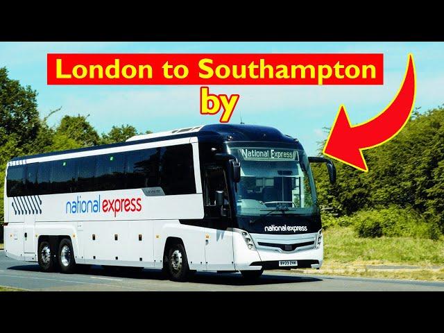 National express coach | London to Southampton by National Express | UK travel | Ambel Smith