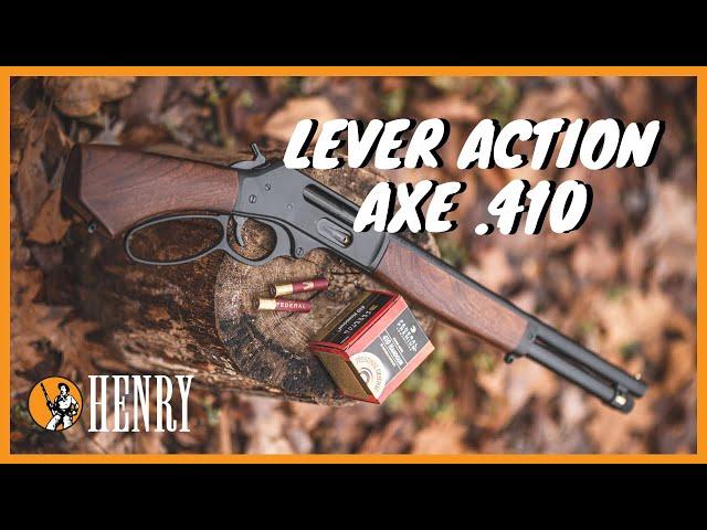 First Shots with the Henry Lever Action Axe .410