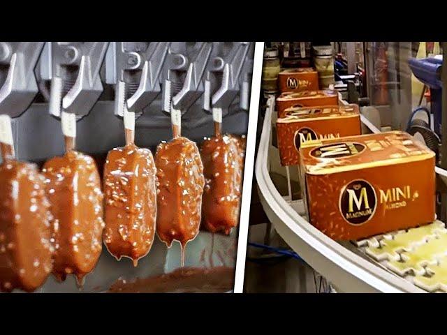 Amazing Magnum Ice Creams Production | MINDBLOWING Process Explained!!