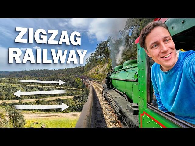 Riding a ZIG ZAG train...