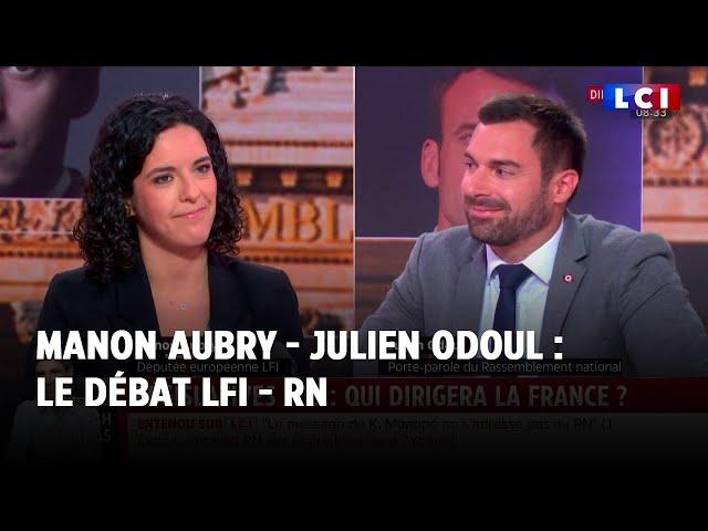 Manon Aubry - Julien Odoul : le débat LFI - RN