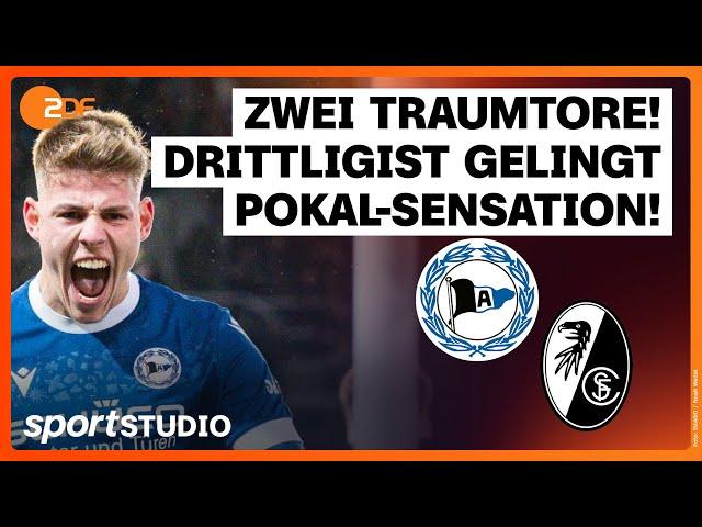 Arminia Bielefeld – SC Freiburg | DFB-Pokal, Achtelfinale Saison 2024/25 | sportstudio