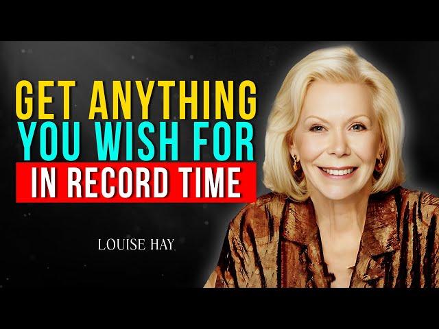 HOW TO MANIFEST ANYTHING YOU WANT IN RECORD TIME  - The Law of Rapid Results!