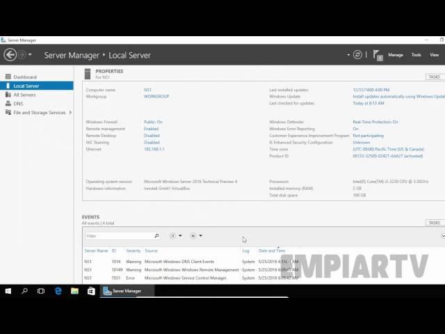 How to Install and configure the DNS Service on Server 2016