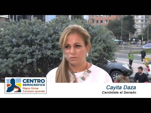 Cayita Daza - Nuestra visión de Paz: Centro Democrático