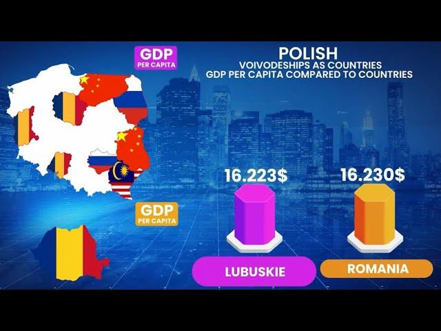 If the Polish voivodeships were countries, what countries would they be? (by GDP per capita)