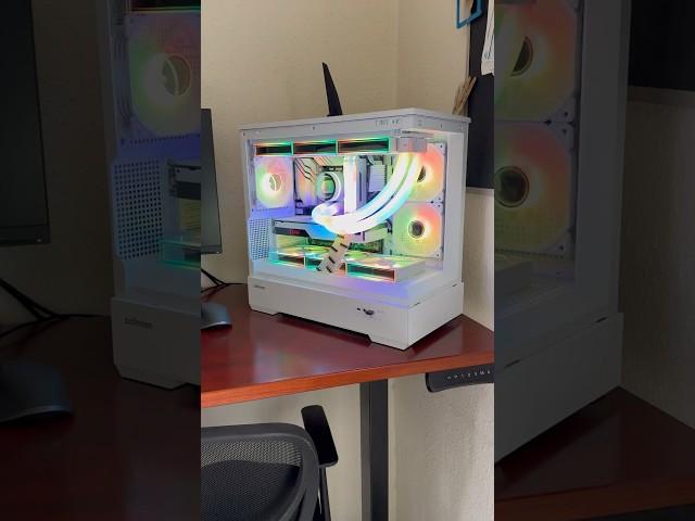 Matx Gaming PC - Zalman P30 white  #fortnite #pcgaming #pcbuild #zalman #whitepcbuild #whitepc