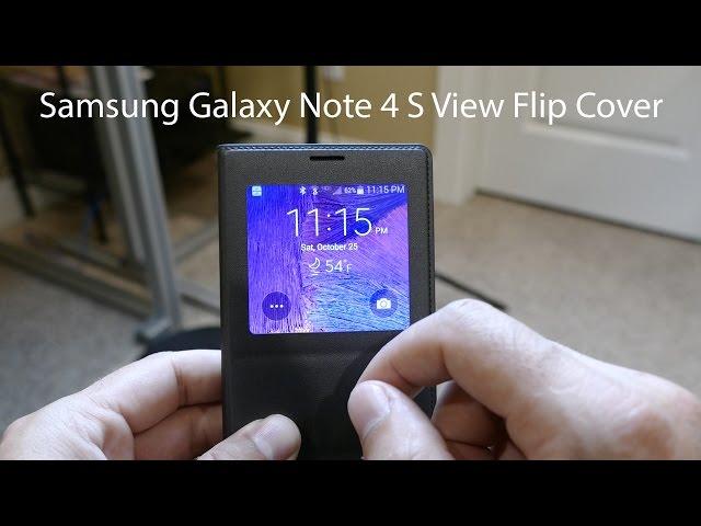 Samsung Galaxy Note 4 S View Flip Cover