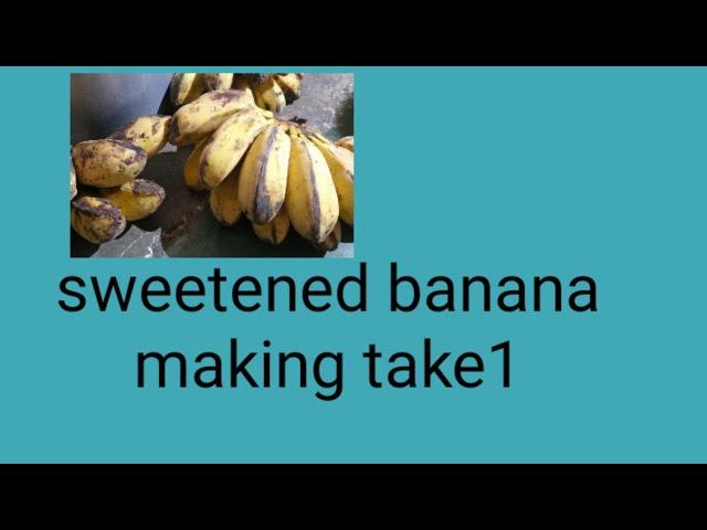 #Ann Setenta sweetened banana making for halo halo