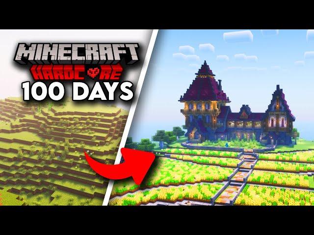 100 Days on an Island in Minecraft Hardcore