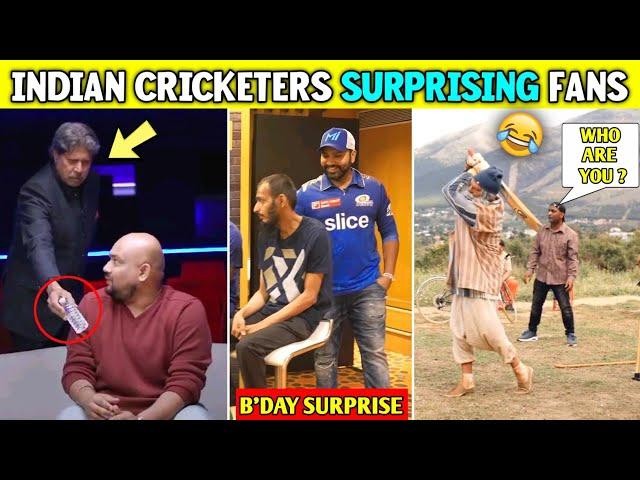 When Famous Indian Cricketers Surprised Their Fans ( Part-4 ) | Rohit, Kapil, Yuvraj & Sachin