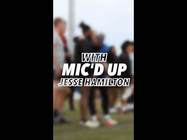 Mic'd up with Jesse Hamilton #shorts