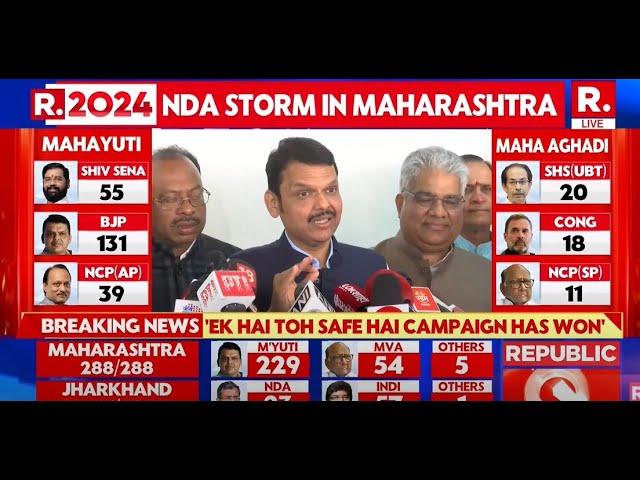 LIVE: Fadnavis Presss Conference | Maharashtra Elections 2024 | Eknath Shinde