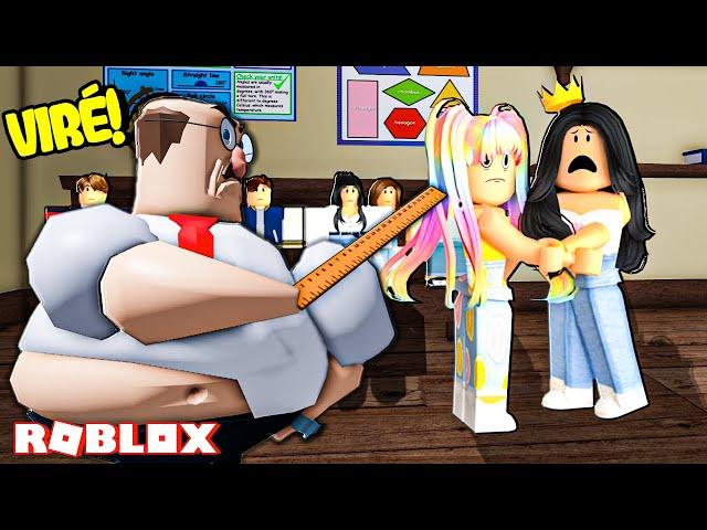 ENFERMÉ PAR NOTRE MÉCHANT PROFESSEUR! Roblox GREAT SCHOOL BREAKOUT! (First Person Obby)