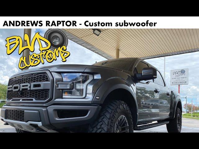 Archie's Ford Raptor: Custom Subwoofer, and more..