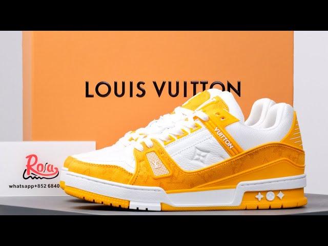 2022 Louis Vuitton TRAINER SNEAKER “White Yellow” - Rosasneaker