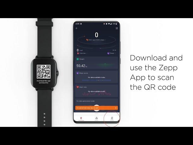 Tutorial | Amazfit GTS 2 Series | How to pair Amazfit smartwatch with your smartphone