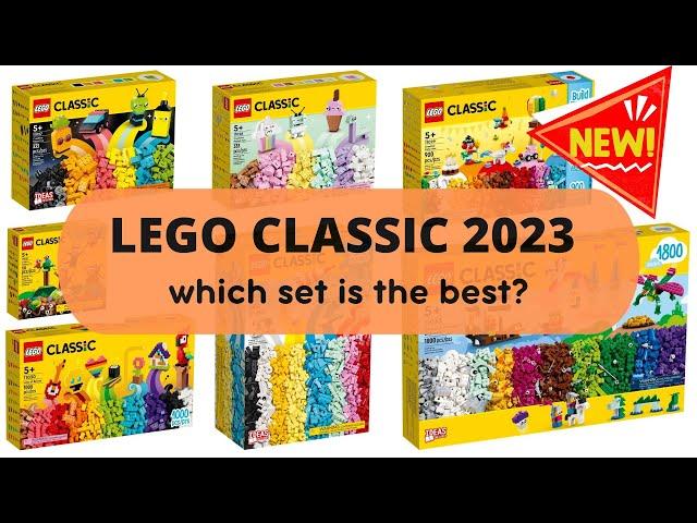 LEGO CLASSIC 2023 ALL SETS Review and Comparison 11027 11028 11029 11030 11031 11032 11033 ideas