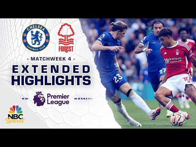 Chelsea v. Nottingham Forest | PREMIER LEAGUE HIGHLIGHTS | 9/2/2023 | NBC Sports