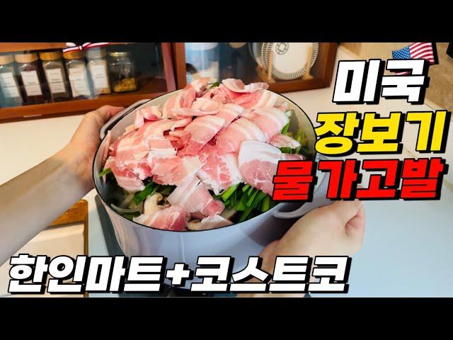 [EP128] 55만원 순식간에 사라지는 장보기 | 아이유 애틀란타 콘서트 하이라이트 | 꼭사오는 쟁여템 | 미국 장보기물가 | 쉽게쉽게 요리하기