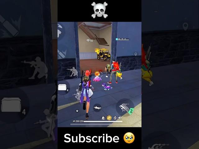 Free fire  hacker spotted ️ solo VS squad ff | Garena free fire max #shorts #trending #freefire