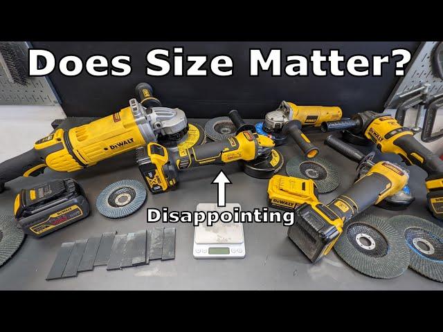 Does Size Matter? Dewalt Angle Grinders Compared