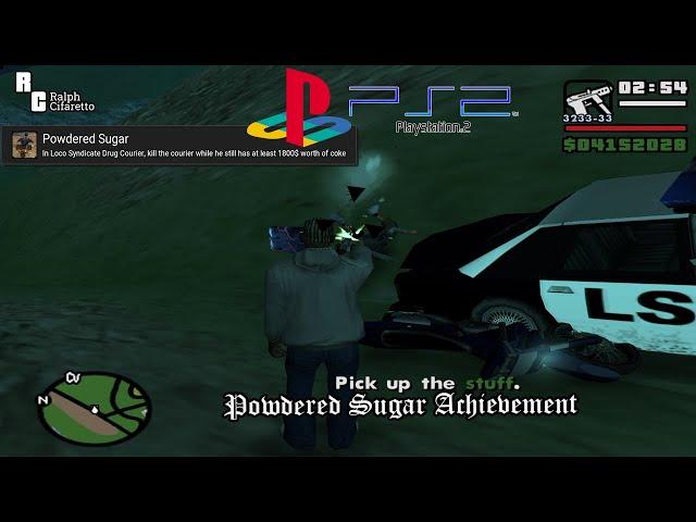 GTA:SA PS2 Edition - Powdered Sugar Achievement - [Retroachievements Guide]