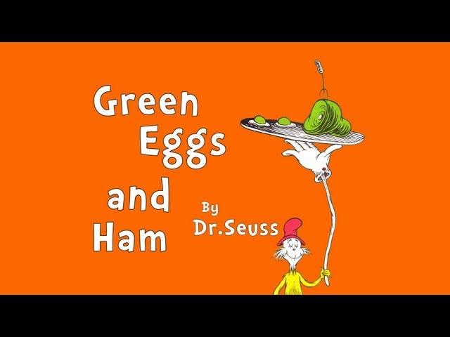 Read-Aloud "Green Eggs and Ham" by Dr Seuss - A Book for Kids