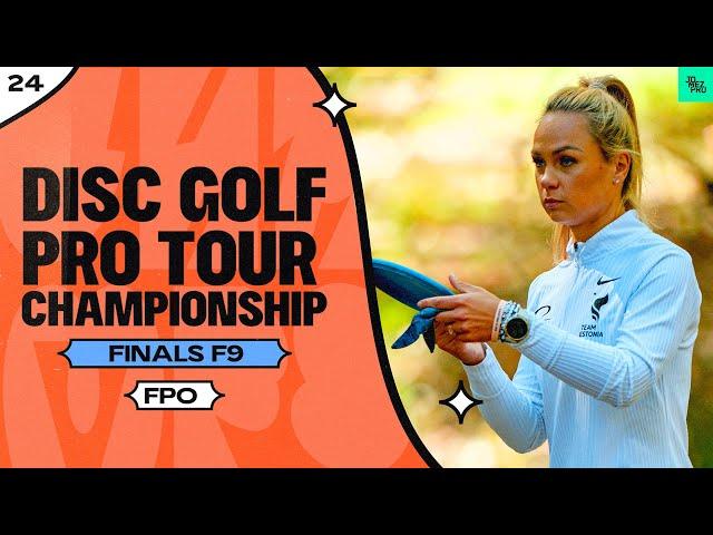 2024 Disc Golf Pro Tour Championship | FPO FINALF9 | Scoggins, Gannon, Tattar, Saarinen | JomezPro