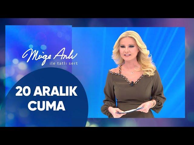 Müge Anlı ile Tatlı Sert | 20 Aralık 2024 Cuma - 17. Sezon