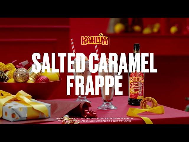 The delicious Salted Caramel Frappė | Kahlúa