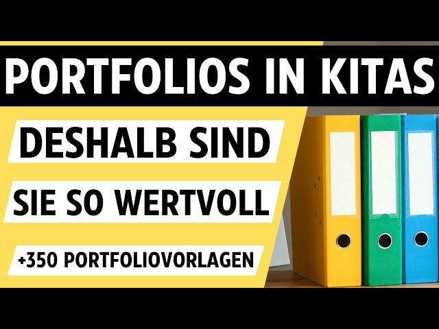 PORTFOLIO im Kindergarten - Warum PORTFOLIOARBEIT IN DER KITA so wertvoll ist (+Portfoliovorlagen)