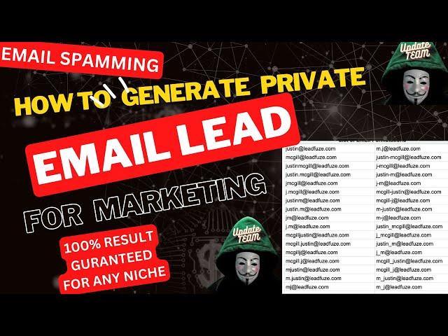 Easy Way to Extract Targeted Emails For Any Niche - 100% Results Guaranteed