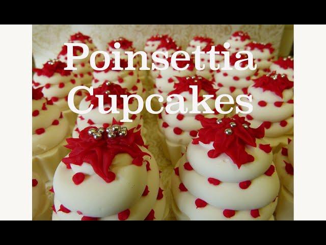 Poinsettia Soapy Cupcakes