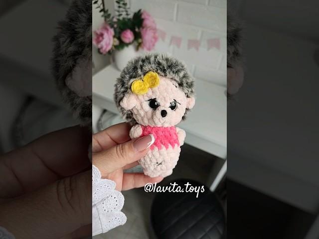 Очаровательный ёжик #крючком #мк #вяжу #amigurumi #ёжик