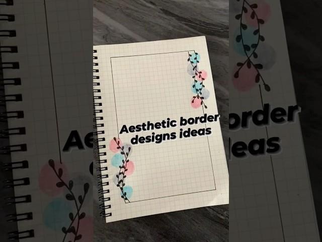 Aesthetic Border Design Ideas.. #aesthetic #border #design #aestheticvideo