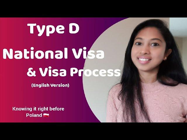 Type D National Visa and the Visa process | English Version #poland #europe #visa